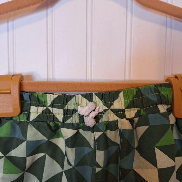 Sunshine Swing‎ Boys Size 14 Swim Board Shorts Mesh Drawstring Pull On Geometric - Picture 3 of 11